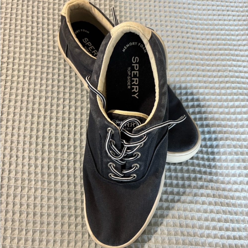 Sperry Men's Navy Canvas Boat Shoes